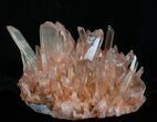 Tangerine Quartz Crystal Cluster - Madagascar #32251-3